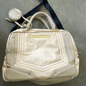 Steve Madden Tan baby diaper bag.